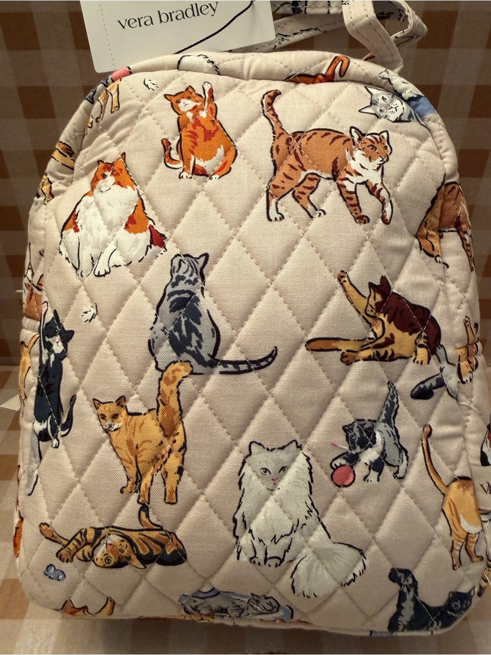 Vera Bradley A Cat's Life Insulated Lunch Bag Will Receive Exactly As Pict NWT